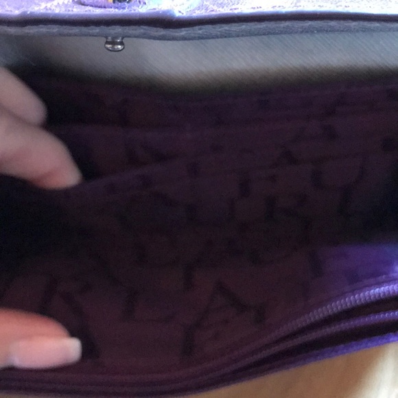 NEW Authentic Furla Purple Checkbook Wallet - Picture 6 of 6